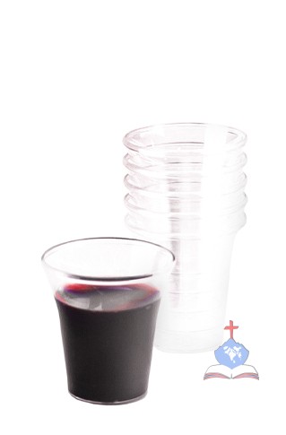 Holy Communion Cups, Plastic, Pack of 100 Cups