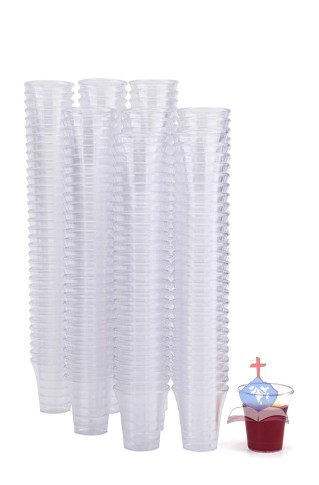 Holy Communion Cups, Plastic, Pack of 100 Cups