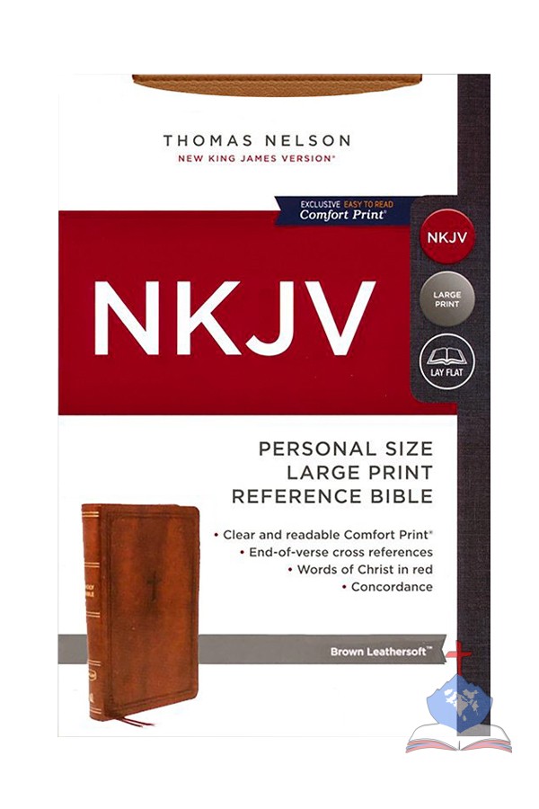NKJV Personal Size Large Print Reference Bible, Comfort Print