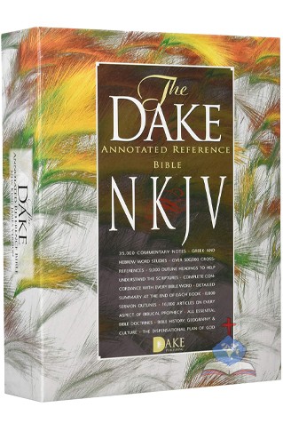 NKJV, The Dake's Annotated Reference Bible, Burgunty Bonded Leather