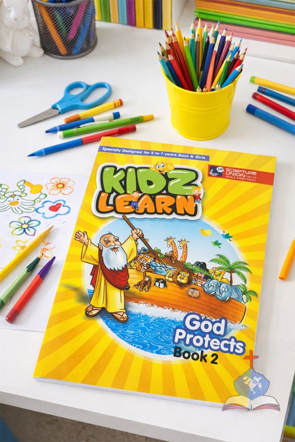 Kidz Learn: God Protects - Book 2 - Bible Learning Book for Children (Ages 5–7)